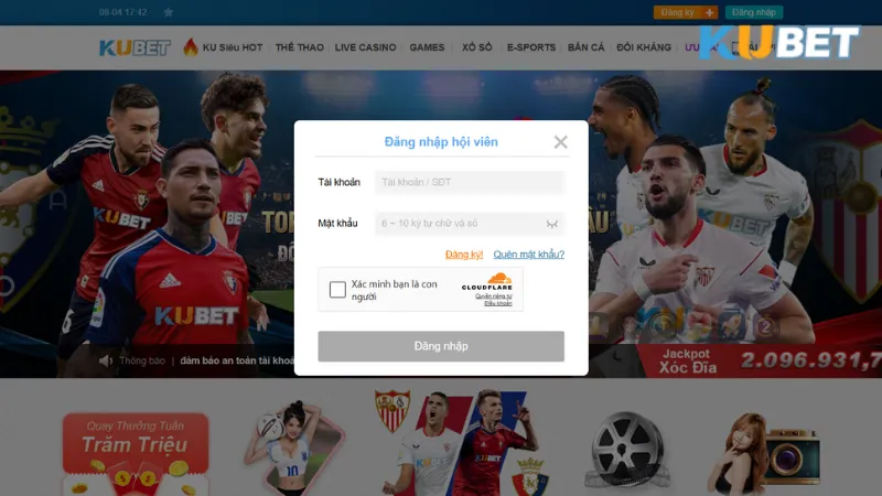 Hướng dẫn đăng nhập KUBET dễ hiểu sau khi đăng ký